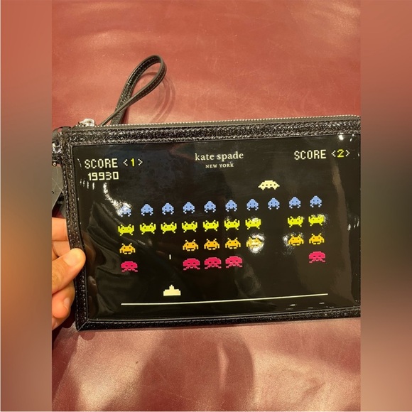 kate spade X Space Invaders Wristlet NWT